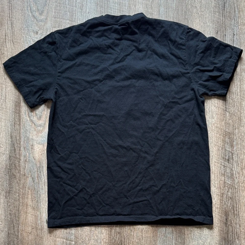 Black Short Sleeve Tee with Pink Bubblegum Medusa Graphic - Picture 7 of 7